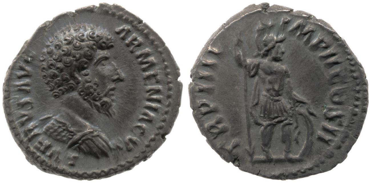 RIC III Marcus Aurelius 514, аверс, bm