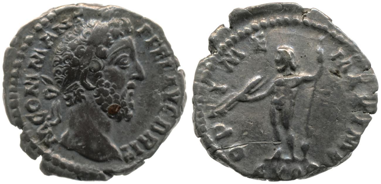 RIC III Commodus 192, аверс, bm