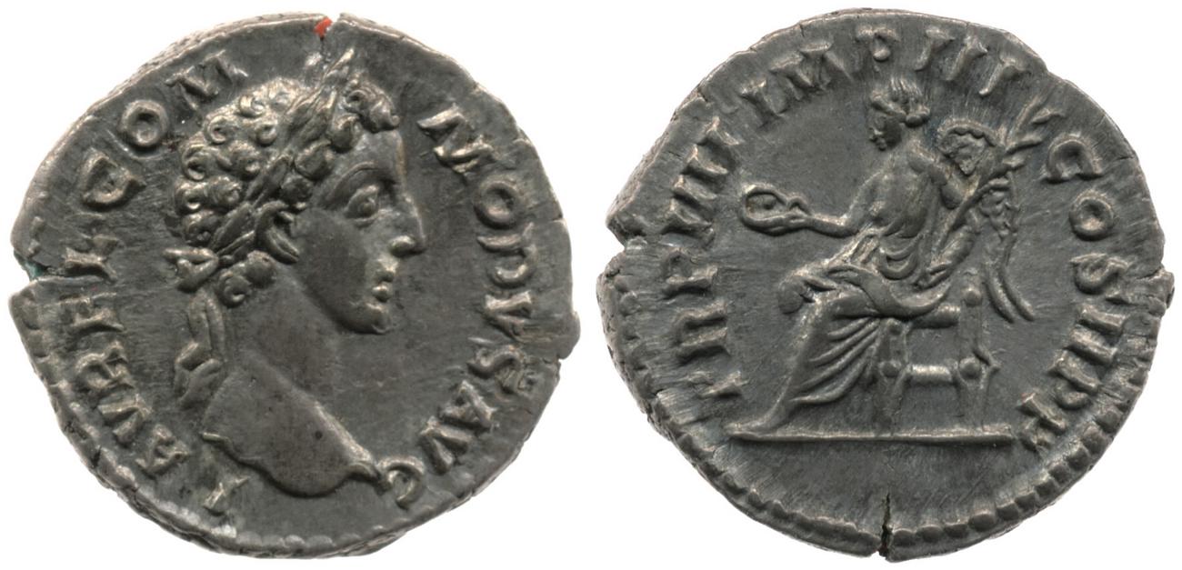 RIC III Marcus Aurelius 666, аверс, bm