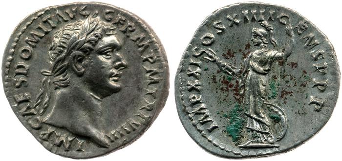 RIC II, Part 1 (second edition) Domitian 687, реверс, bm