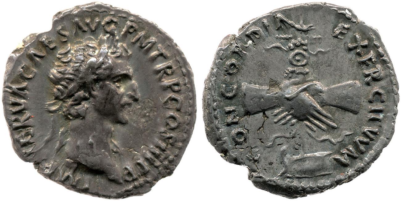 RIC II Nerva 15, аверс, bm