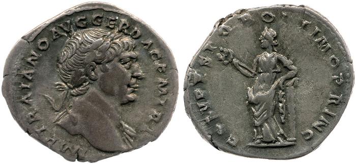 RIC II Trajan 120, реверс, bm
