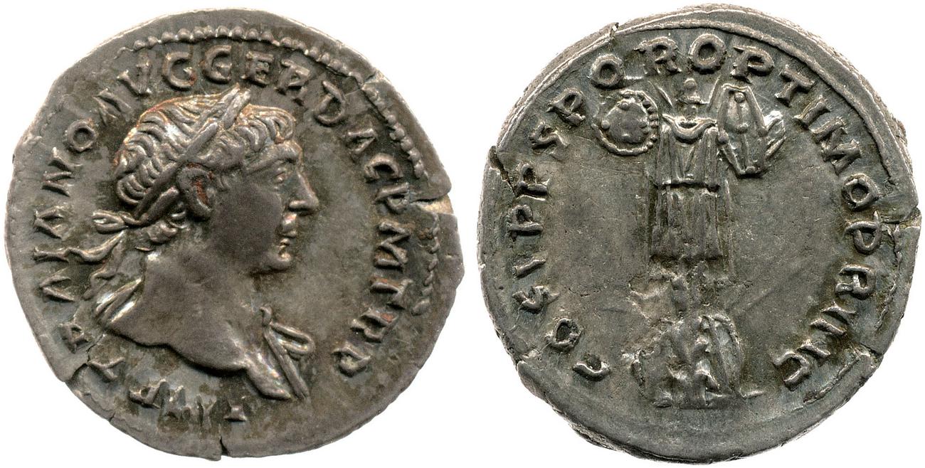 RIC II Trajan 147, аверс, bm