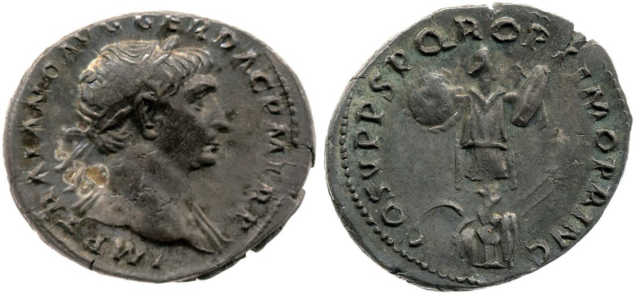 RIC II Trajan 147B, аверс, bm