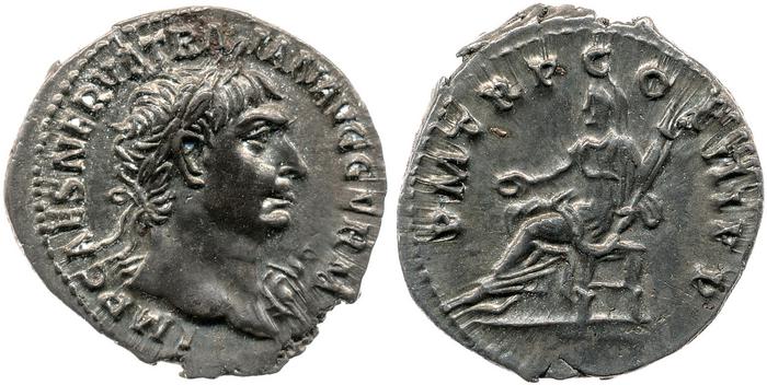 RIC II Trajan 40, реверс, bm