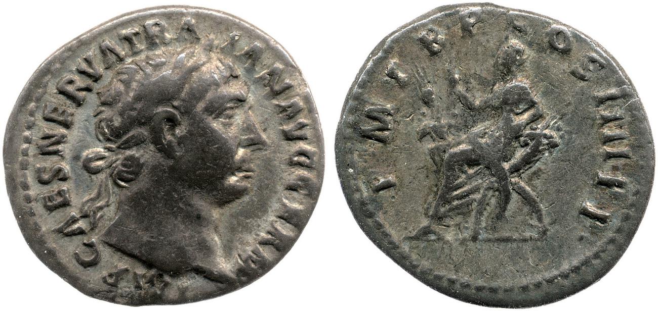 RIC II Trajan 54, аверс, bm