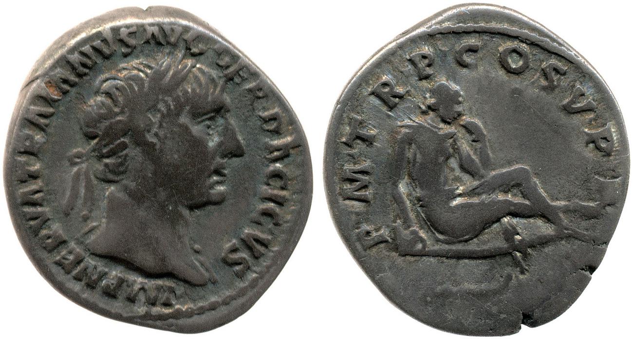 RIC II Trajan 89, аверс, bm