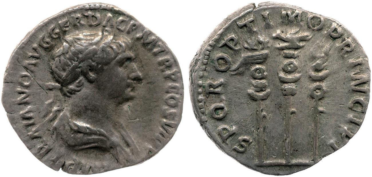 RIC II Trajan 294, аверс, bm