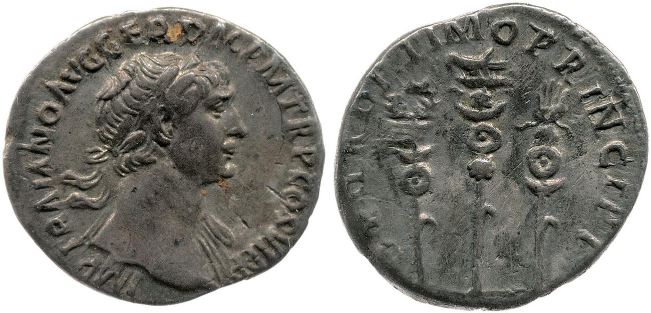 RIC II Trajan 295, аверс, bm
