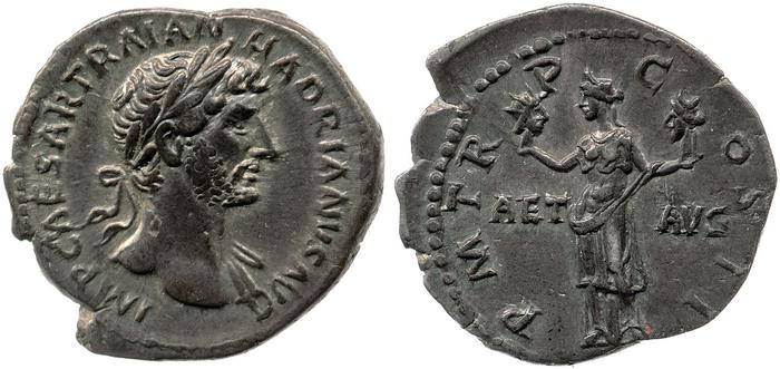 реверс RIC II, Part 3 (second edition) Hadrian 130