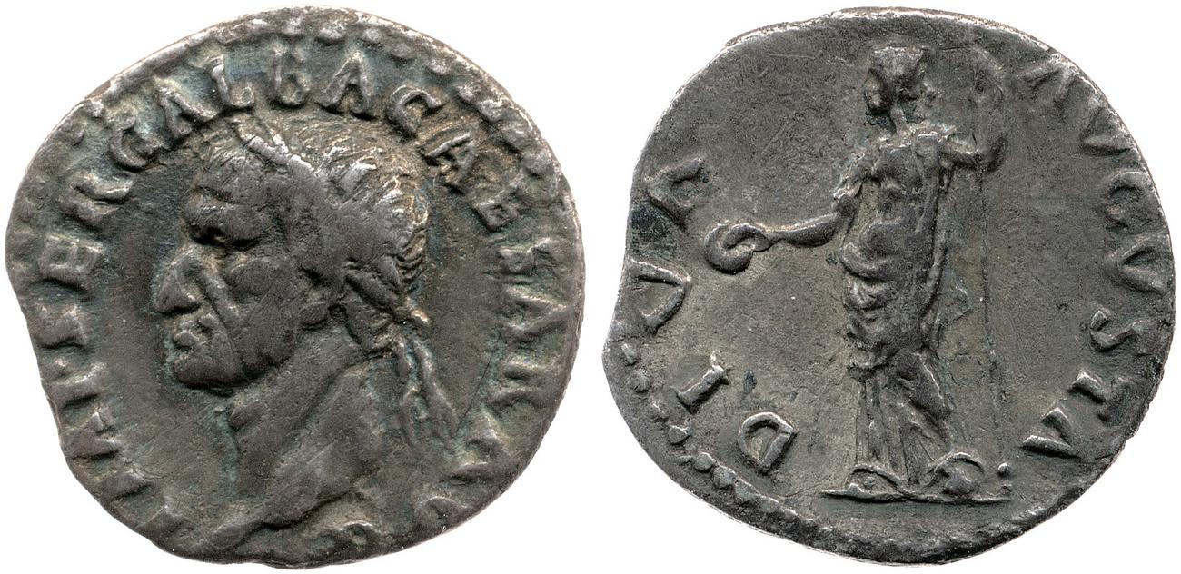 RIC I (second edition) Galba 187, аверс, bm