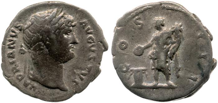 RIC II, Part 3 (second edition) Hadrian 724, реверс, bm