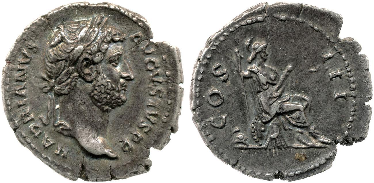 RIC II, Part 3 (second edition) Hadrian 919, аверс, bm