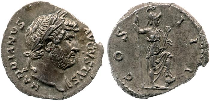RIC II, Part 3 (second edition) Hadrian 851, реверс, bm