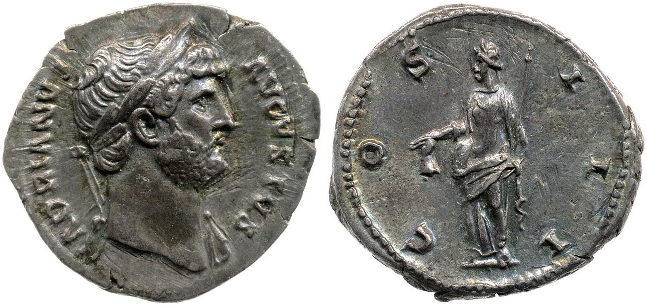 RIC II, Part 3 (second edition) Hadrian 720, аверс, bm