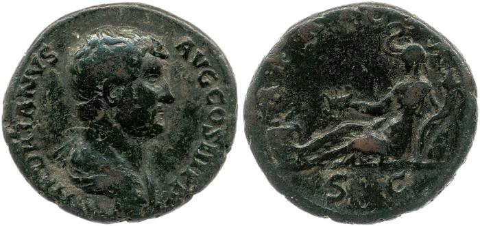 реверс RIC II, Part 3 (second edition) Hadrian 1616