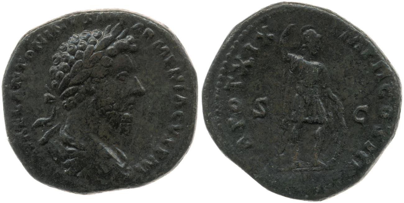 аверс RIC III Marcus Aurelius 899