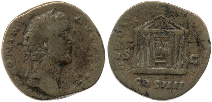 реверс RIC III Antoninus Pius 755