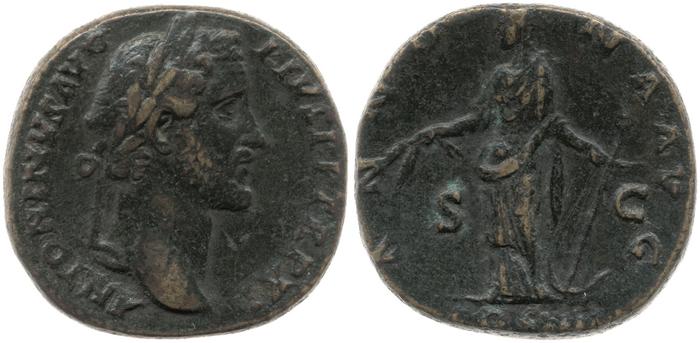 реверс RIC III Antoninus Pius 841