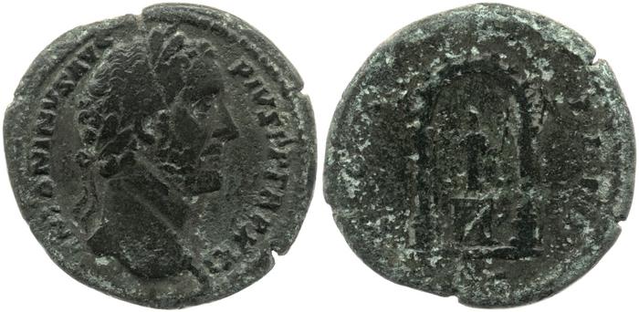RIC III Antoninus Pius 999, реверс, bm