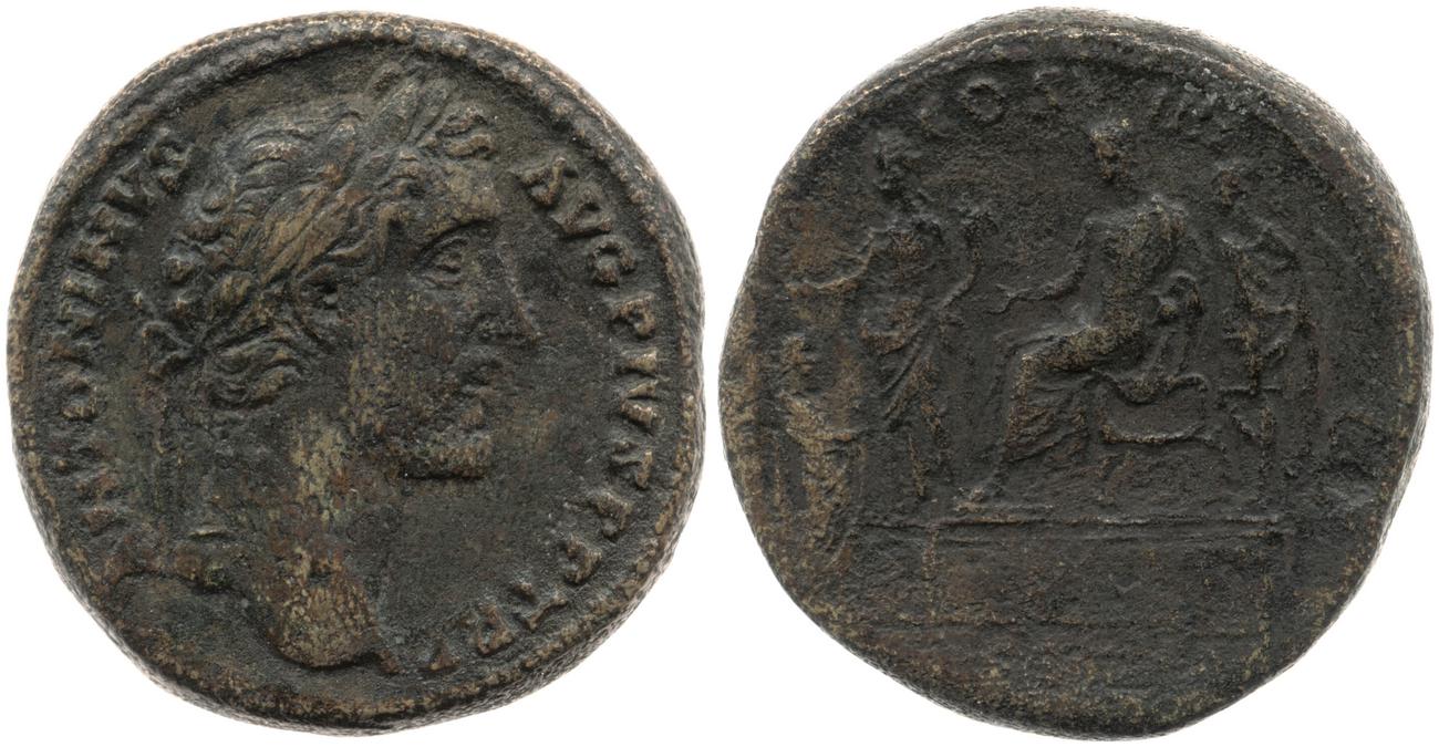 RIC III Antoninus Pius 774, аверс, bm