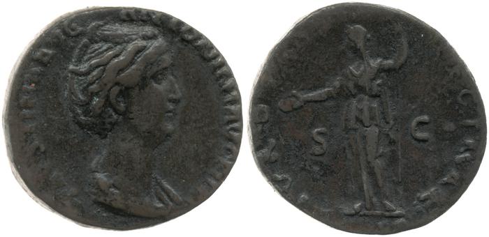 реверс RIC III Antoninus Pius 1077A