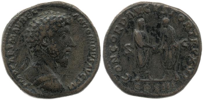 реверс RIC III Marcus Aurelius 824