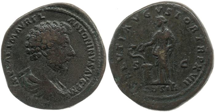 реверс RIC III Marcus Aurelius 842