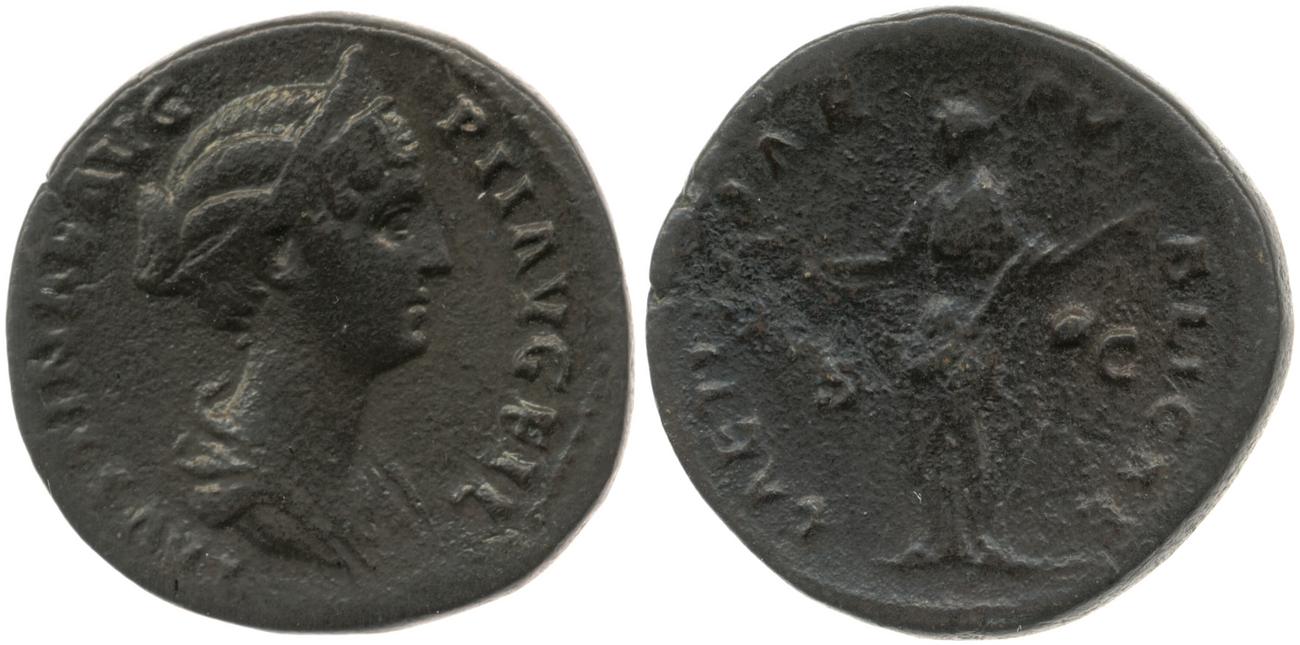 RIC III Antoninus Pius 1378C, аверс, bm
