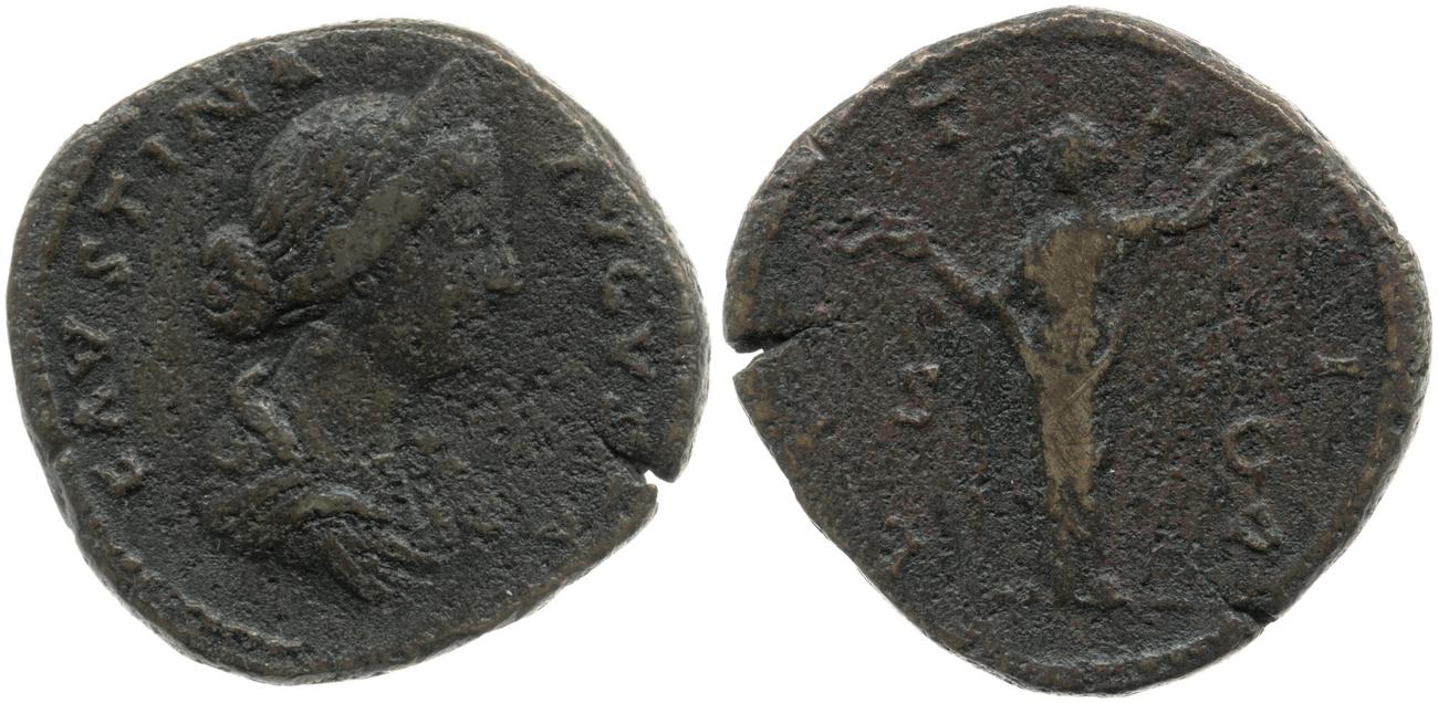 аверс RIC III Marcus Aurelius 1653