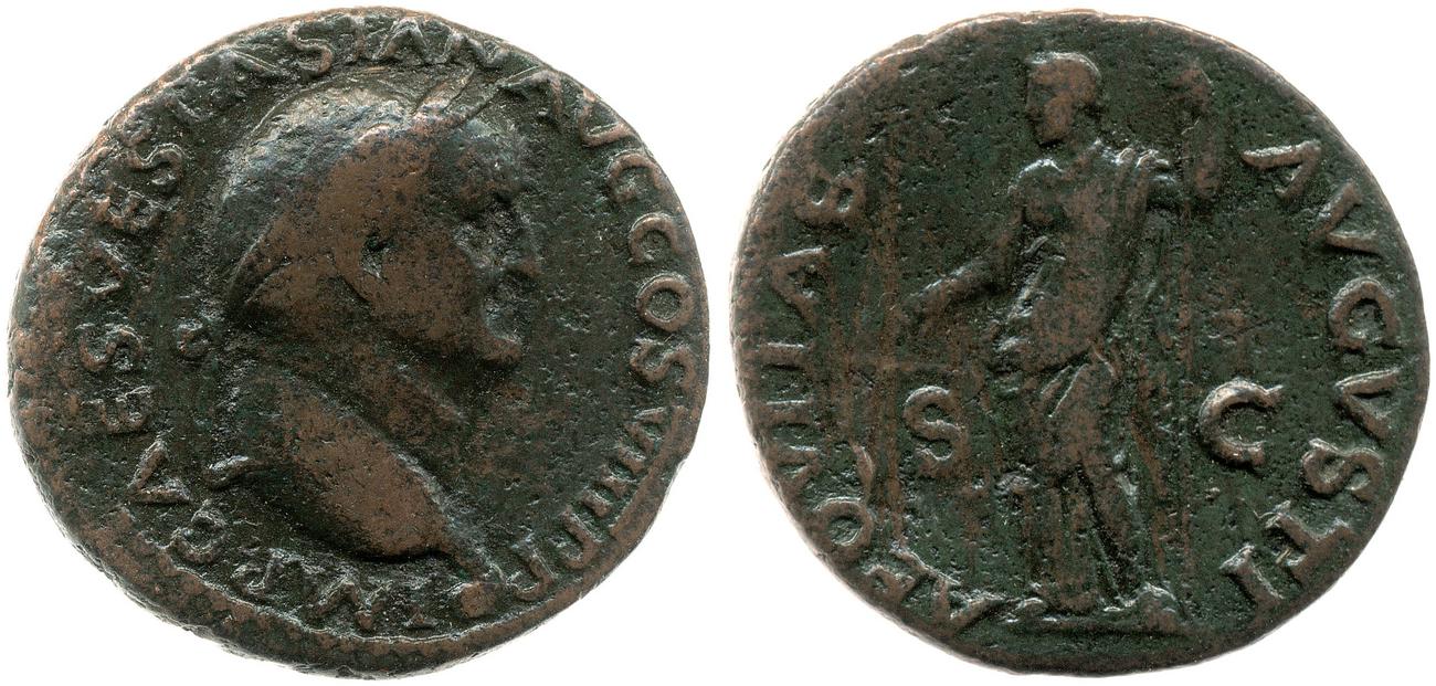 аверс RIC II, Part 1 (second edition) Vespasian 1228