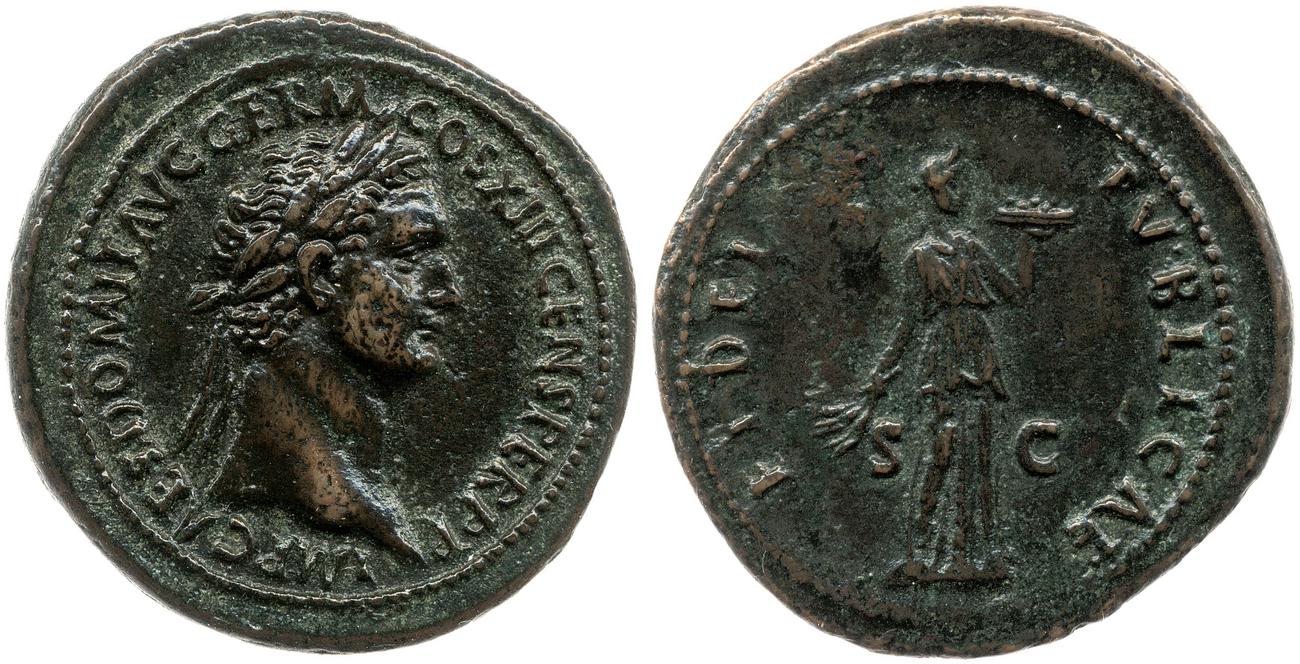 аверс RIC II, Part 1 (second edition) Domitian 542
