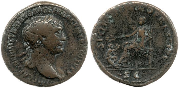 RIC II Trajan 510, реверс, bm