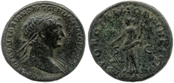 RIC II Trajan 500, реверс, bm