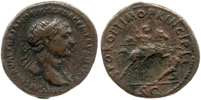 RIC II Trajan 540, реверс, bm