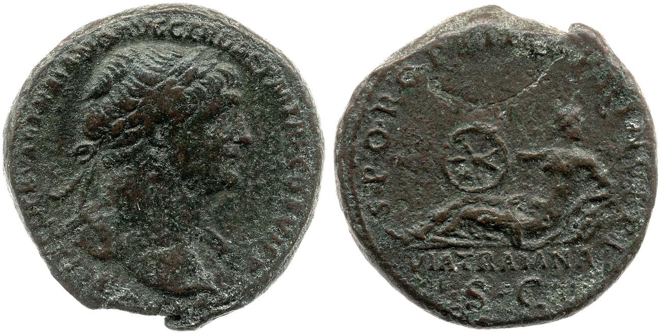 RIC II Trajan 636, аверс, bm