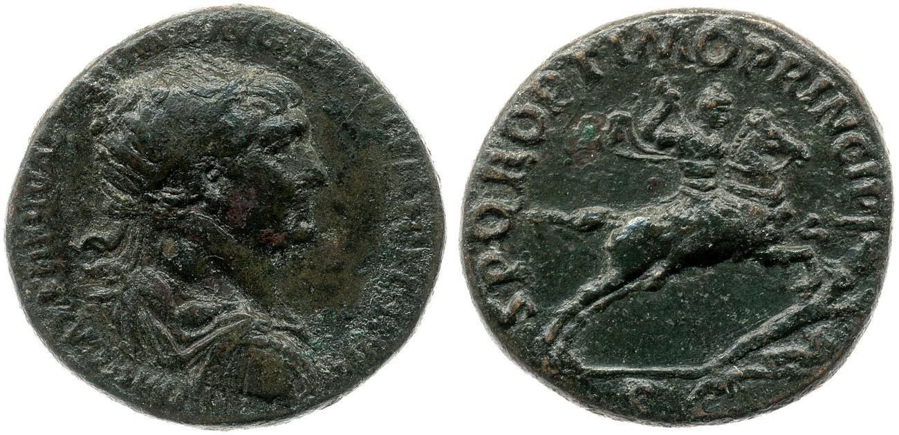 RIC II Trajan 538, аверс, bm