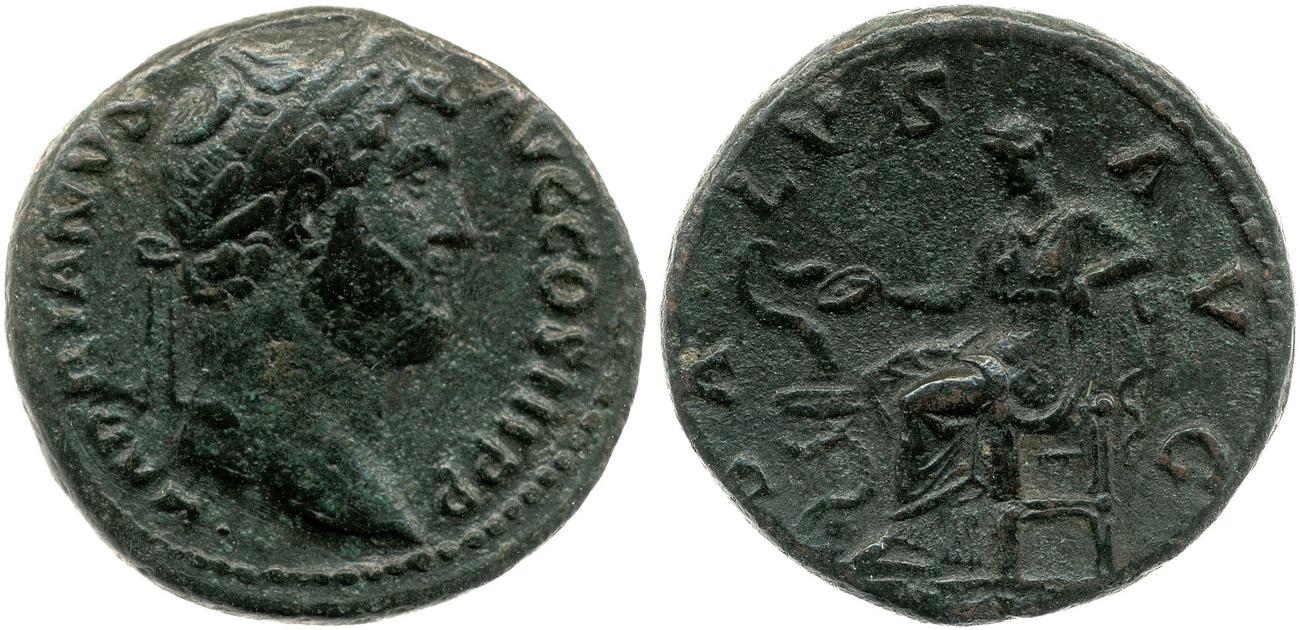 аверс RIC II, Part 3 (second edition) Hadrian 2392