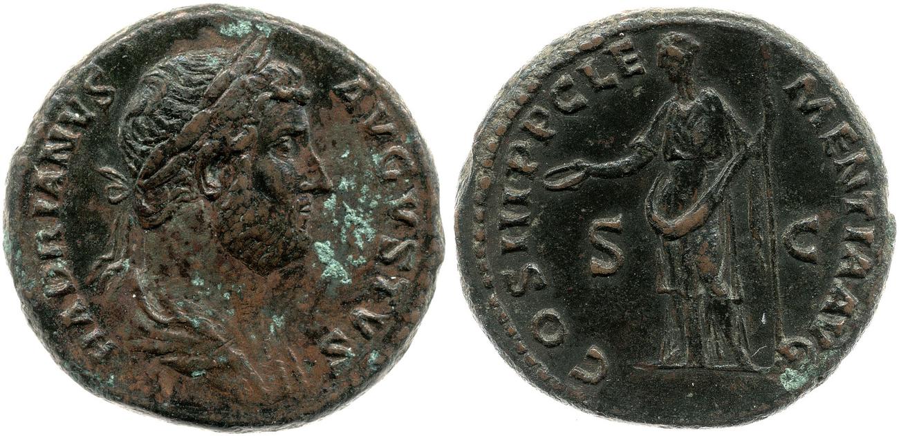 аверс RIC II, Part 3 (second edition) Hadrian 1266