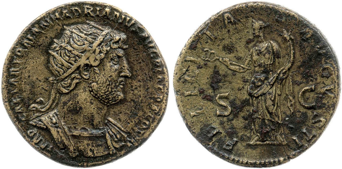 аверс RIC II, Part 3 (second edition) Hadrian 610