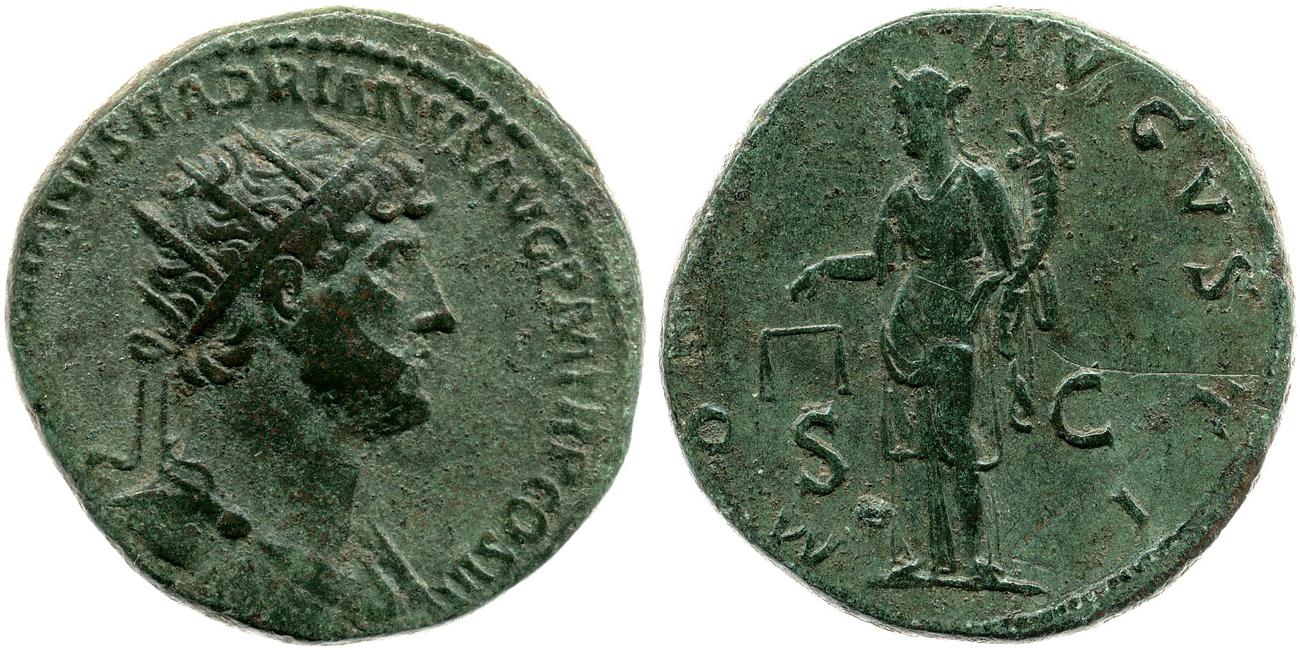 аверс RIC II, Part 3 (second edition) Hadrian 441