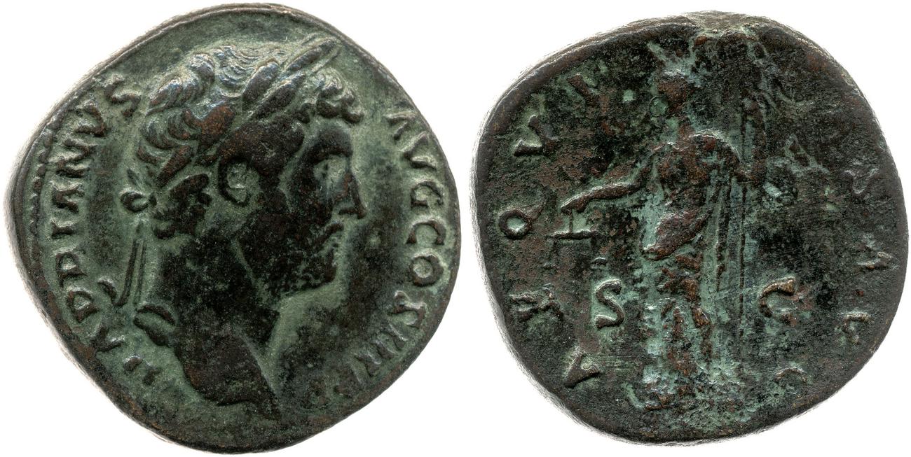 аверс RIC II, Part 3 (second edition) Hadrian 2370