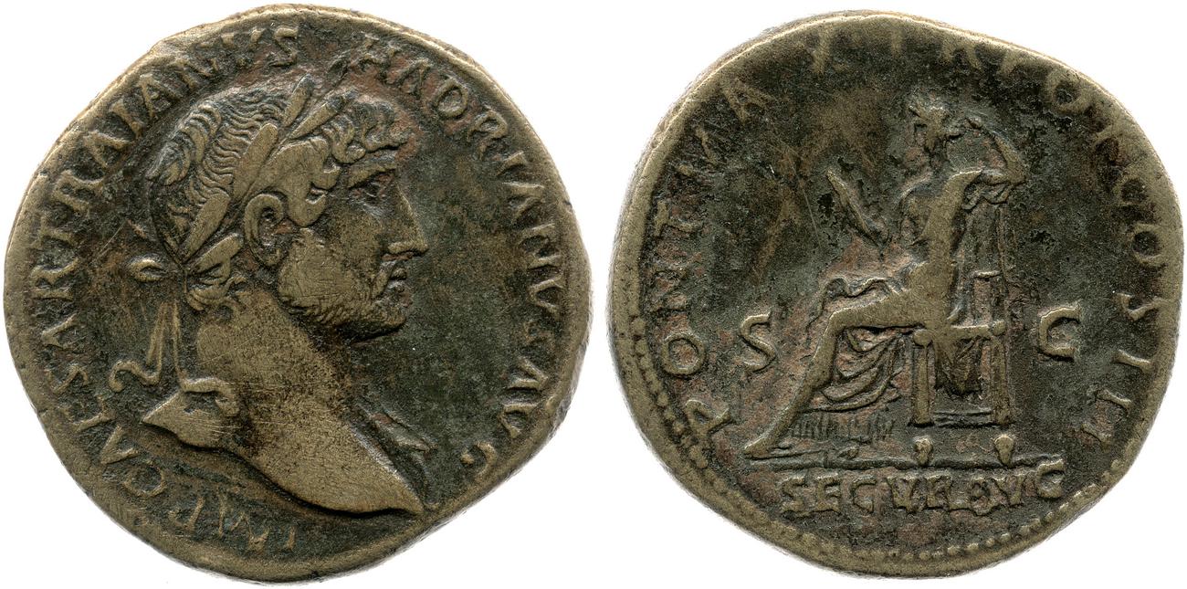 аверс RIC II, Part 3 (second edition) Hadrian 238