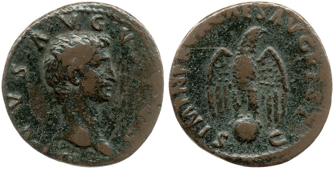 RIC II Nerva 129, аверс, bm