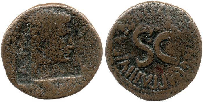 RIC I (second edition) Augustus 427, реверс, bm