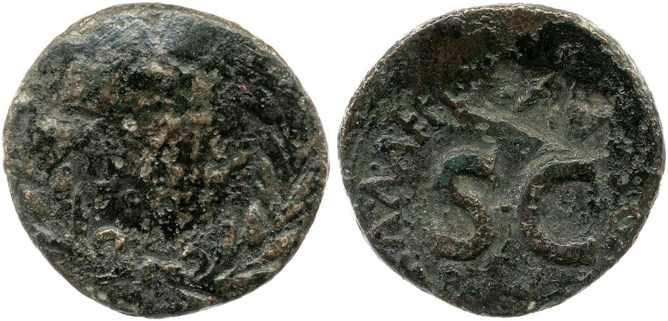 RIC I (second edition) Augustus 372, аверс, bm