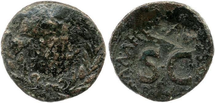 RIC I (second edition) Augustus 372, реверс, bm