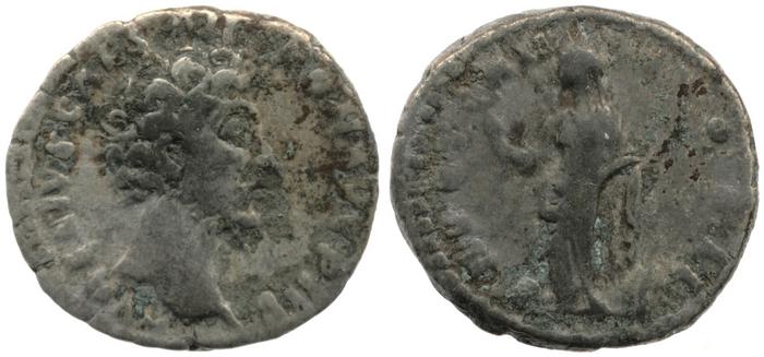 RIC III Antoninus Pius 475A, реверс, bm