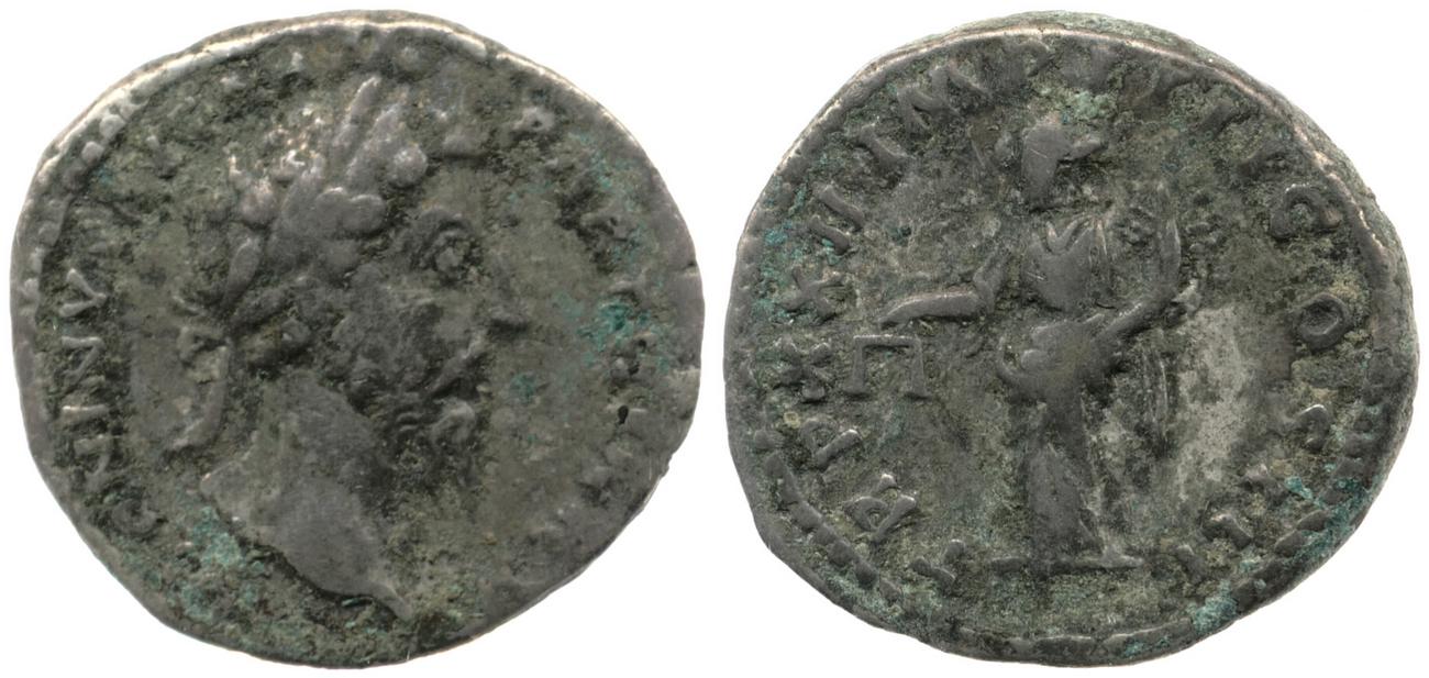 RIC III Marcus Aurelius 178, аверс, bm