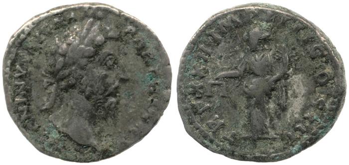 RIC III Marcus Aurelius 178, реверс, bm